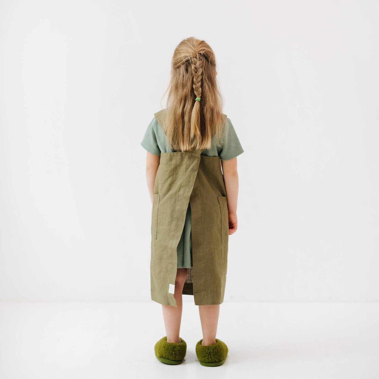 Kids Linen Pinafore Apron in Various Colors