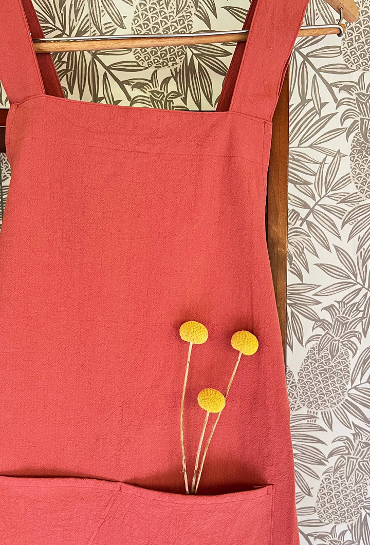 Cotton Cross-Back Apron