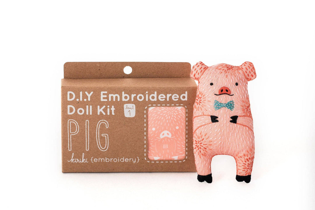 Pig – Embroidery Kit