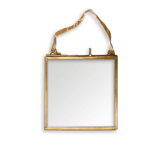 Brass & Glass Frame / 3.5” x 5”/ French Graffiti