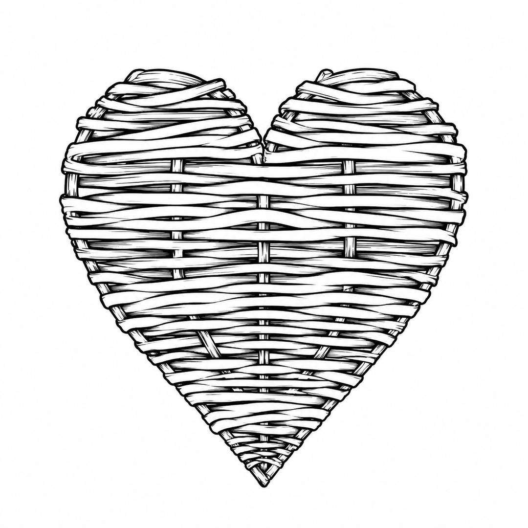 {2/6} Woven Reed Hearts | Introduction to Basketry