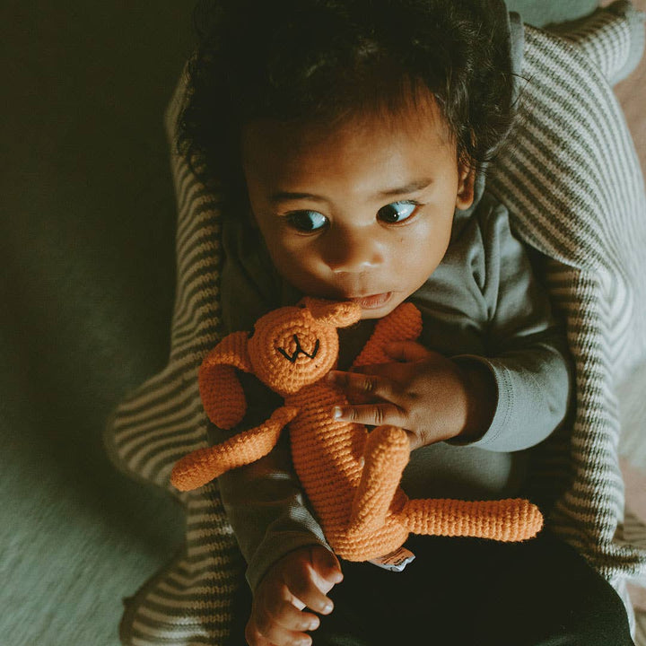 My First Bunny Organic Baby Rattle