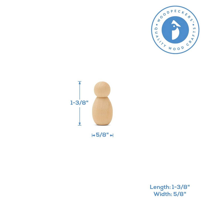 Wood Peg Dolls