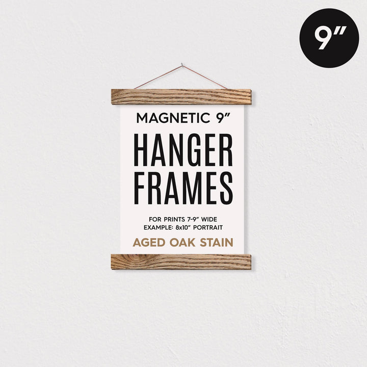 9" MAGNETIC Poster Hanger Frame for 8x10" Portrait Prints
