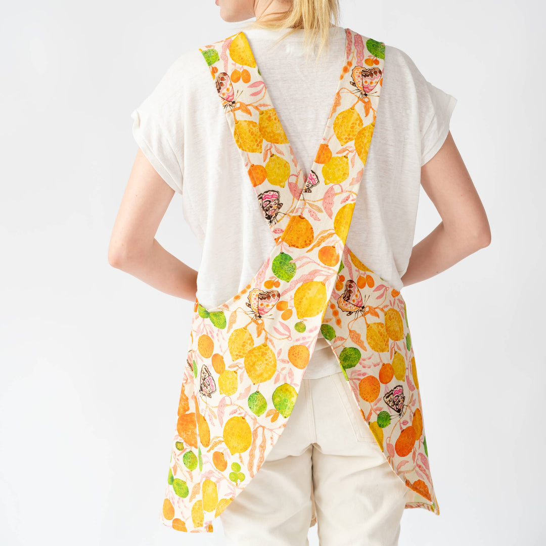 Pinafore Apron-Citrus
