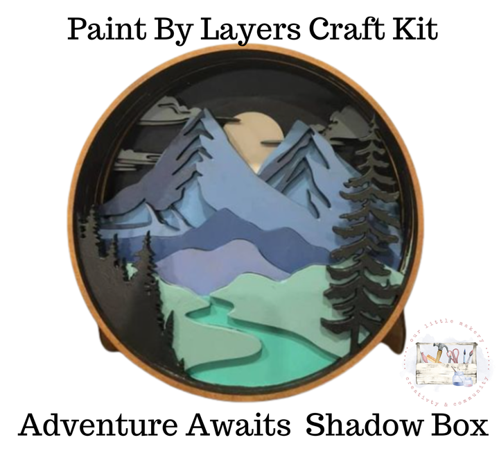 Adventure Awaits Shadow Box Kit