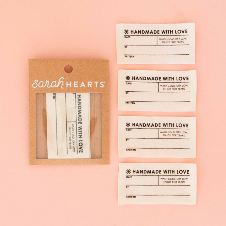Large Organic Cotton Write-In Quilt Labels