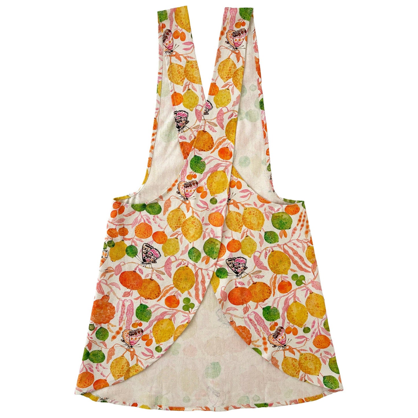 Pinafore Apron-Citrus