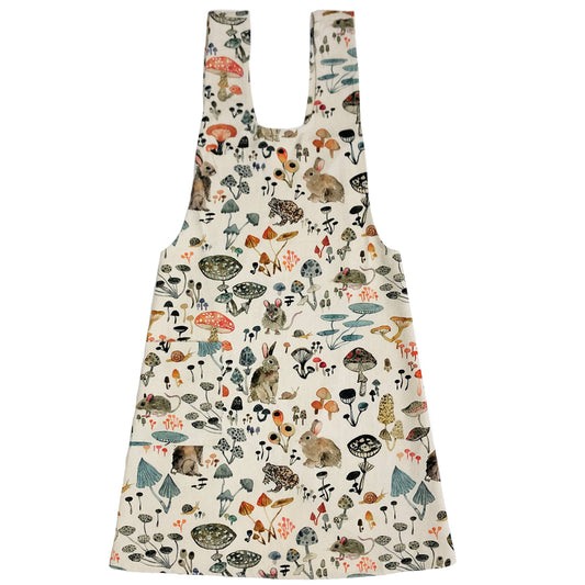 Pinafore Apron - Mushroom Valley