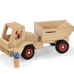 Fagus Wooden Jeep with Peg Friends